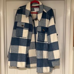Old Navy Blue Shacket - XXL NWT